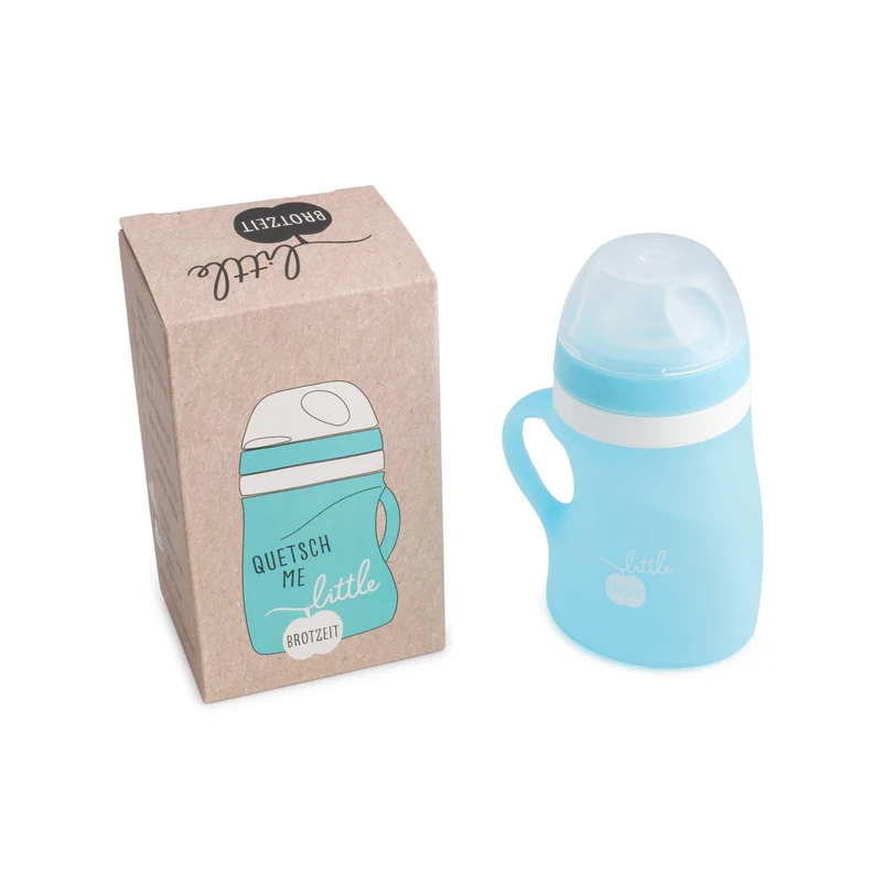 QUETSCH ME Quetschbeutel Quetschie aus Silikon 150ml 6+