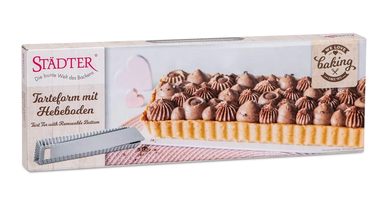 Tarteform Reckteck mit Hebeboden