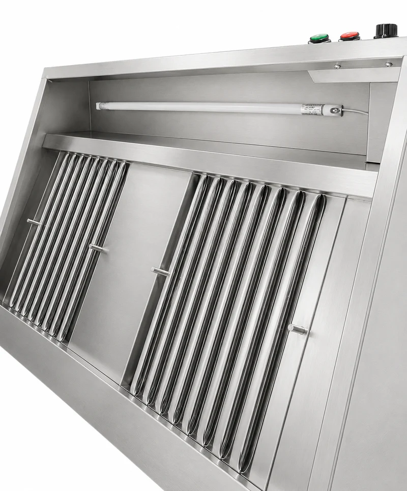 Wandhauben - 1200x900x450 mm - inkl. Motor, Regler, Filter und LED