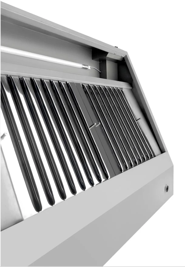 Wandhauben - 1600x900x450 mm - inkl. Motor, Regler, Filter und LED