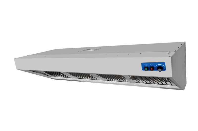 Wandhauben - 2000x900x450 mm - inkl. Motor, Regler, Filter und LED