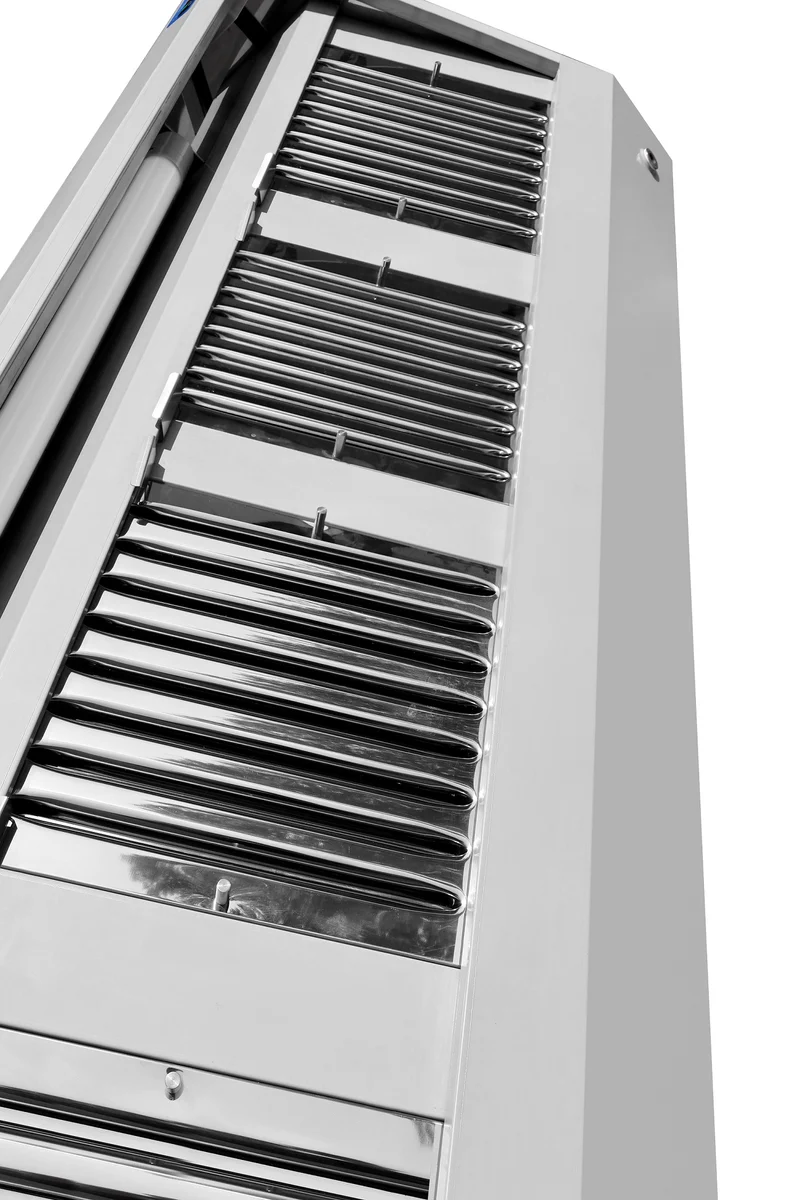 Wandhauben - 2000x900x450 mm - inkl. Motor, Regler, Filter und LED
