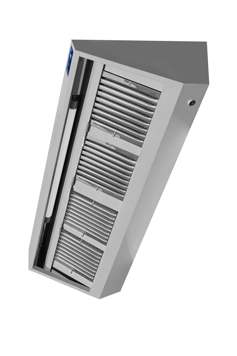 Wandhauben - 2400x900x450 mm - inkl. Motor, Regler, Filter und LED