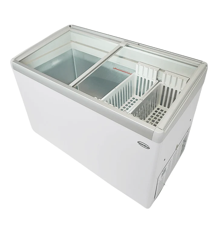Tiefkühltruhe Glasdeckel LOTTE-396 - 1234x651x840 mm - 0,25 kW
