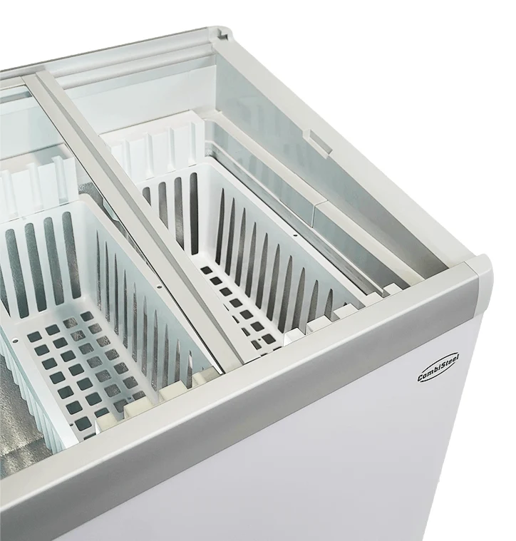 Tiefkühltruhe Glasdeckel LOTTE-396 - 1234x651x840 mm - 0,25 kW