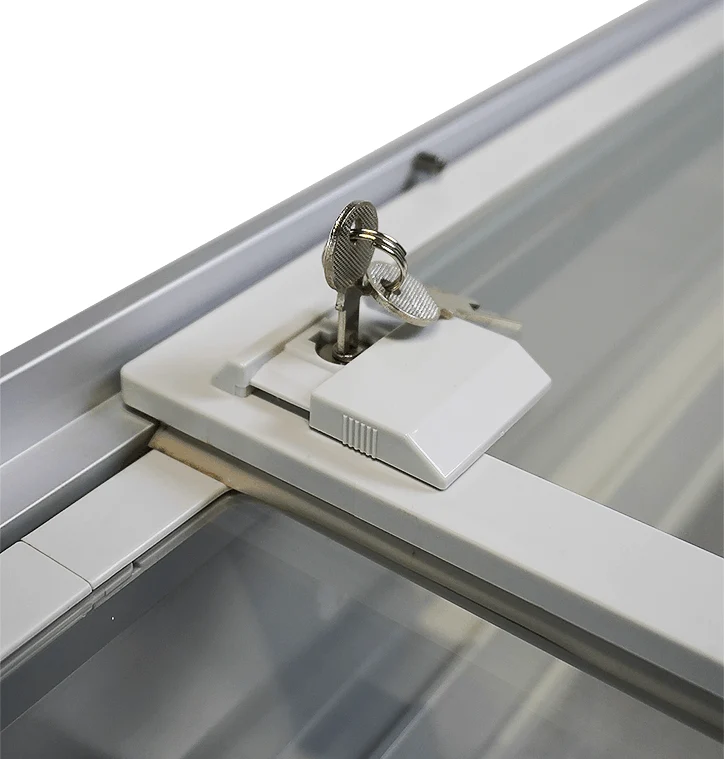 Tiefkühltruhe Glasdeckel LOTTE-456 - 1434x651x840 mm - 0,27 kW