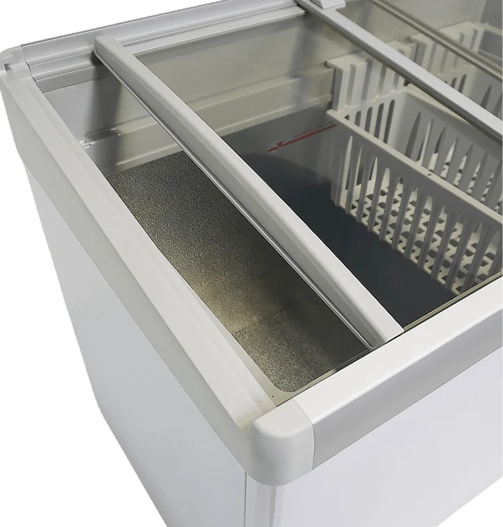 Tiefkühltruhe Glasdeckel LOTTE-456 - 1434x651x840 mm - 0,27 kW