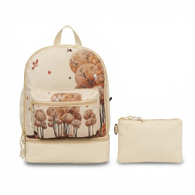 Lunchbox Komplettset mit Rucksack, Brotdose & Trinkflasche