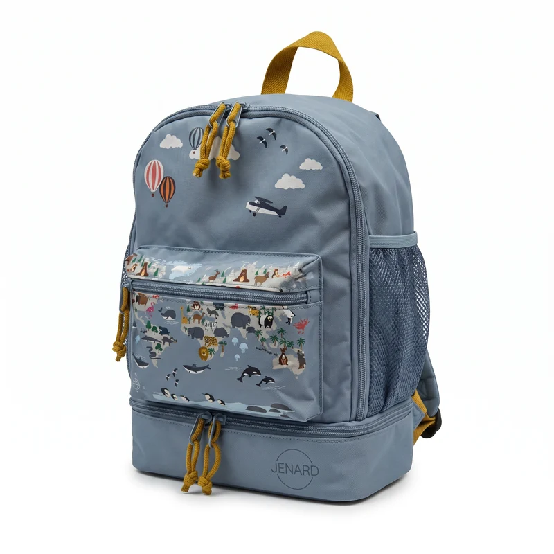Lunchbox Komplettset mit Rucksack, Brotdose & Trinkflasche