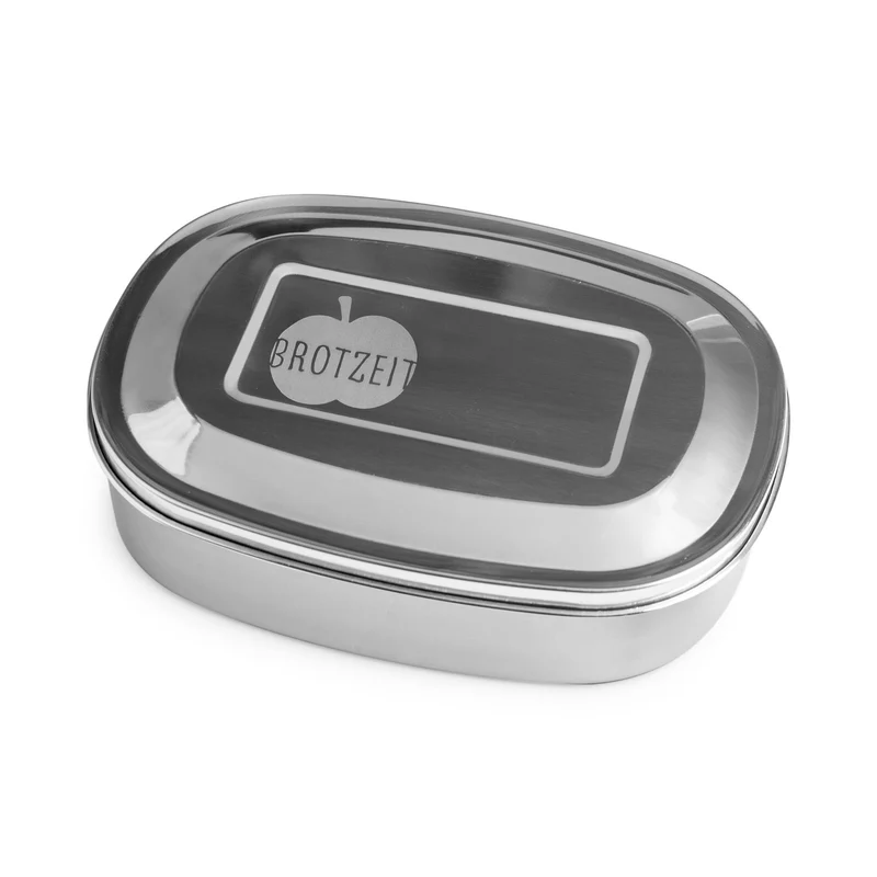Brotzeit MAGIC Lunchboxen Brotdose Jausenbox mit herausnehmbarer Unterteilung aus Edelstahl