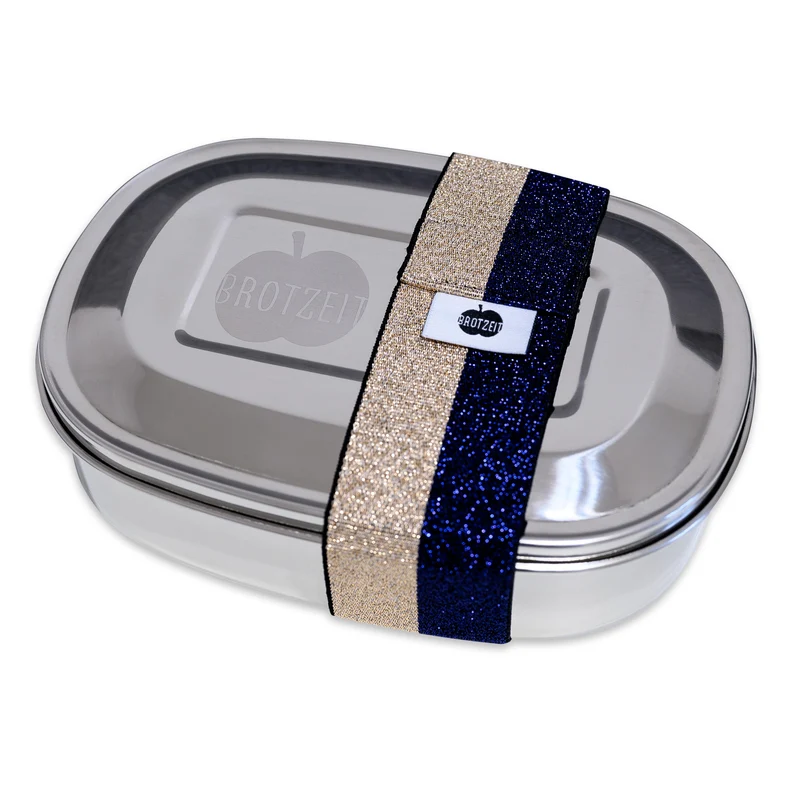 Brotzeit MAGIC Lunchboxen Brotdose Jausenbox mit herausnehmbarer Unterteilung aus Edelstahl