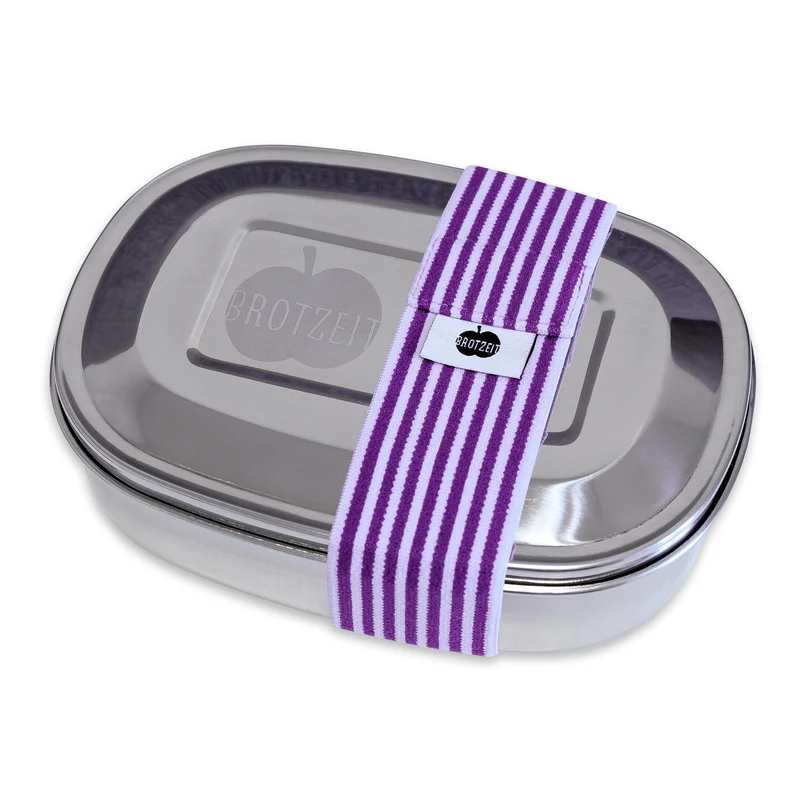 Brotzeit MAGIC Lunchboxen Brotdose Jausenbox mit herausnehmbarer Unterteilung aus Edelstahl