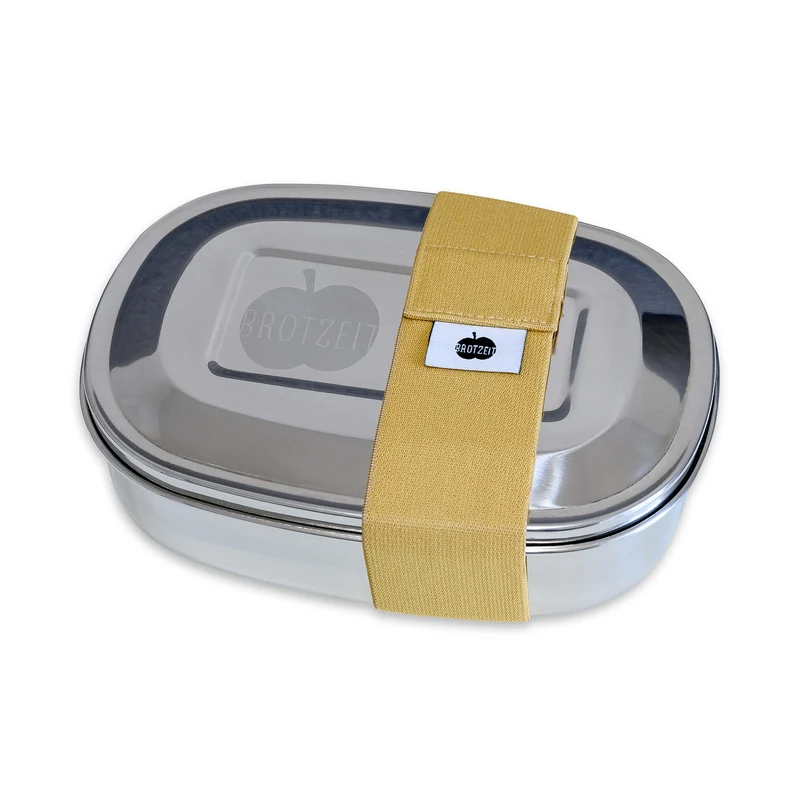 Brotzeit MAGIC Lunchboxen Brotdose Jausenbox mit herausnehmbarer Unterteilung aus Edelstahl