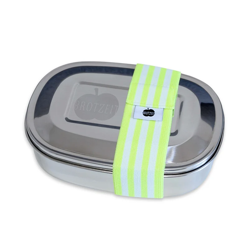 Brotzeit MAGIC Lunchboxen Brotdose Jausenbox mit herausnehmbarer Unterteilung aus Edelstahl