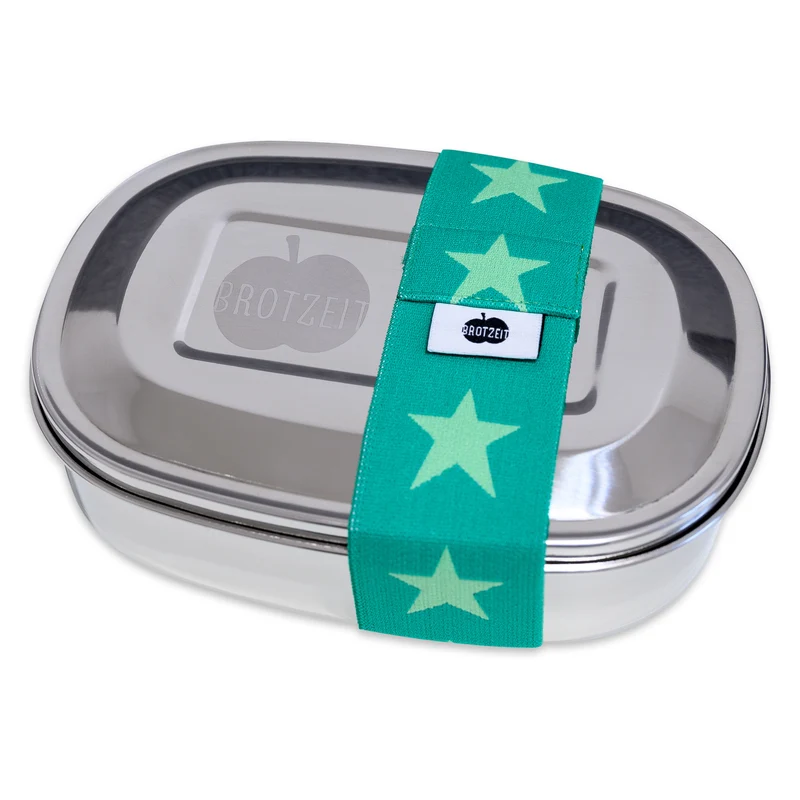 Brotzeit MAGIC Lunchboxen Brotdose Jausenbox mit herausnehmbarer Unterteilung aus Edelstahl