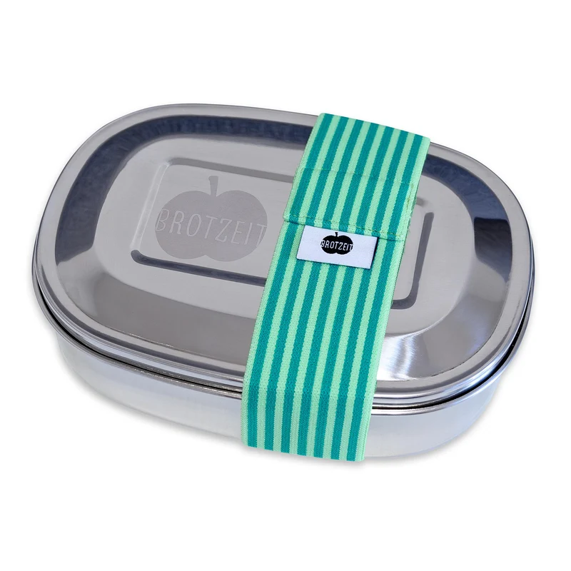 Brotzeit MAGIC Lunchboxen Brotdose Jausenbox mit herausnehmbarer Unterteilung aus Edelstahl