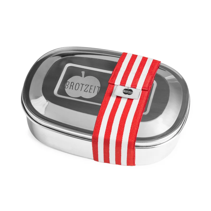 Brotzeit MAGIC Lunchboxen Brotdose Jausenbox mit herausnehmbarer Unterteilung aus Edelstahl
