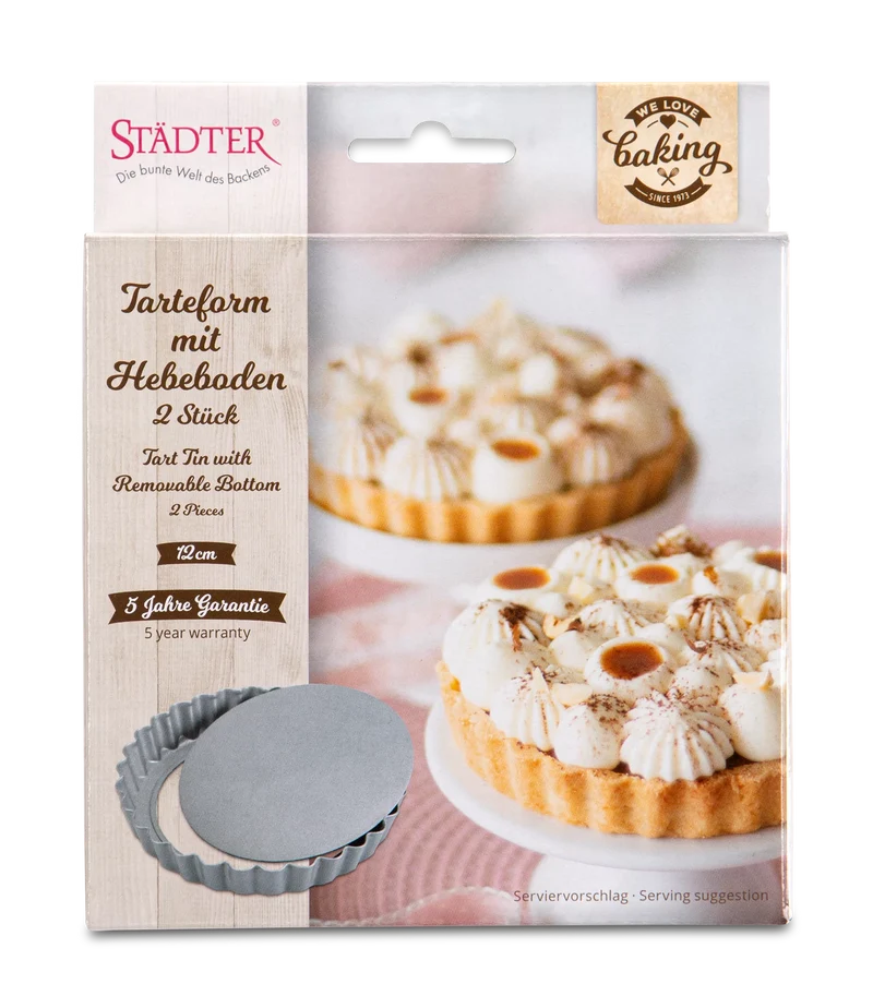 Tarteform mit Hebeboden