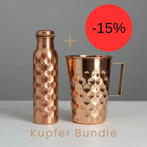 Kupfer Bundle – Kupferflasche und Kupferkrug