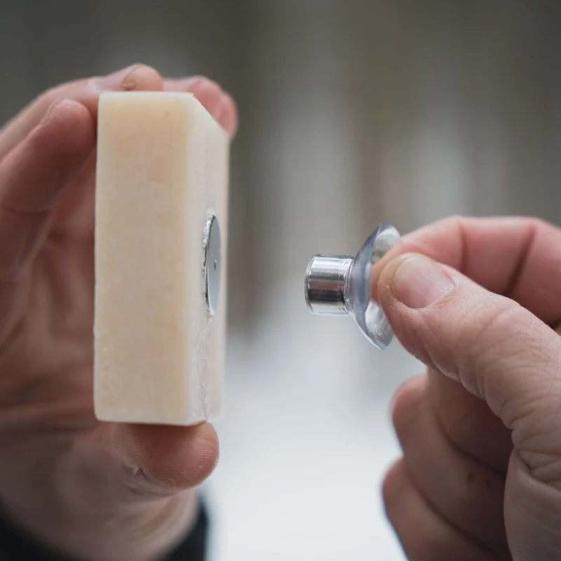 Seifenhalter Magnet mit Saugnapf