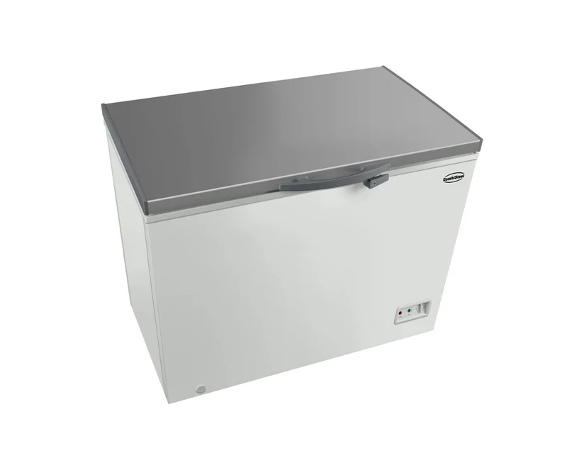 Tiefkühltruhe Edelstahl Deckel 402 L - 1275x740x825 mm - 0,24 kW