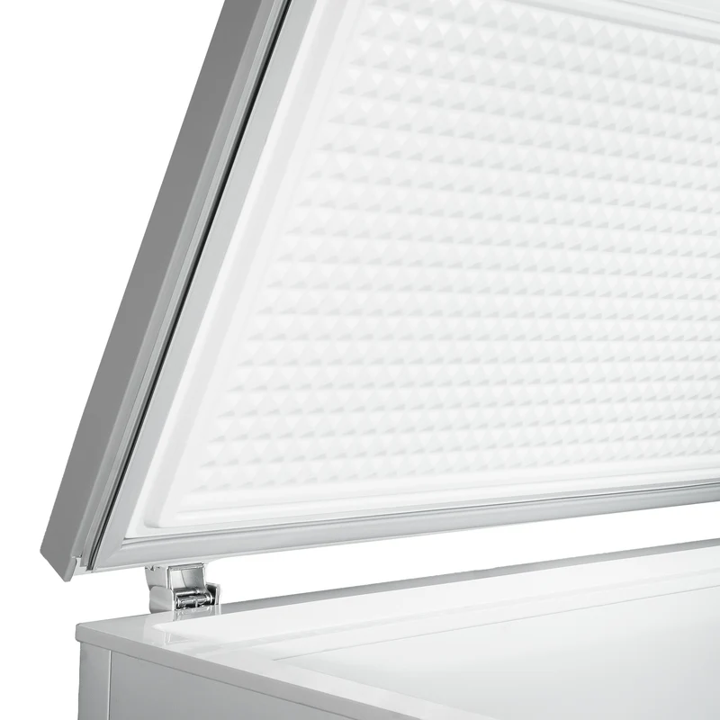Tiefkühltruhe Edelstahl Deckel 402 L - 1275x740x825 mm - 0,24 kW