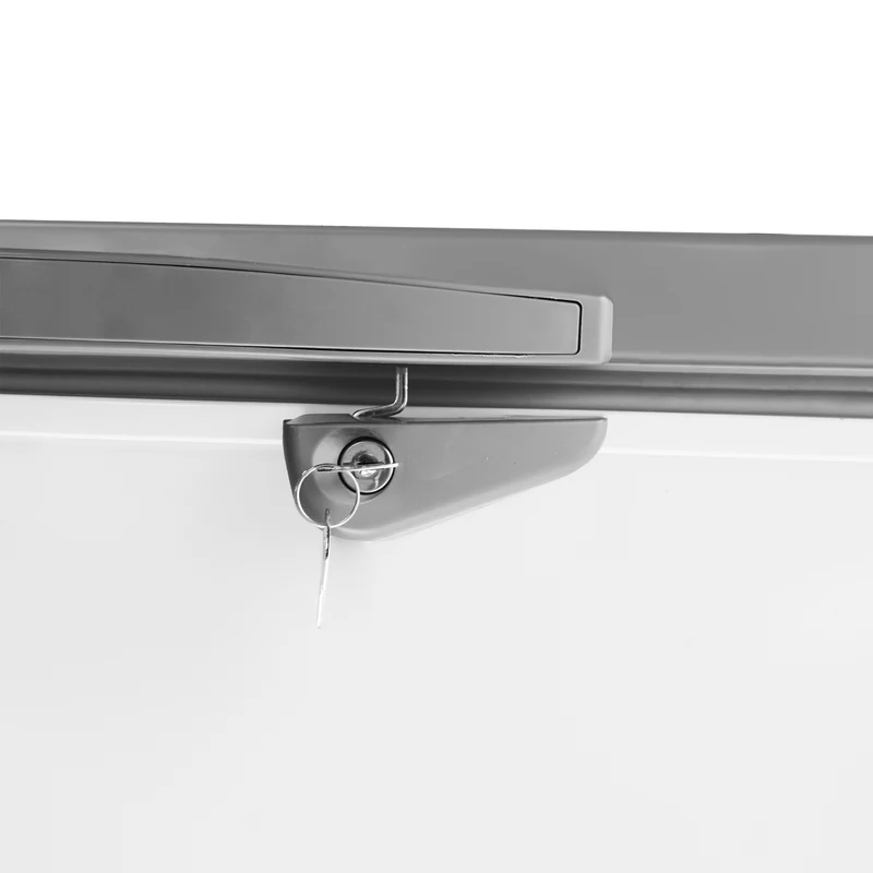 Tiefkühltruhe Edelstahl Deckel 402 L - 1275x740x825 mm - 0,24 kW