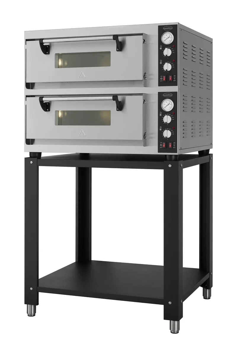 Elektro Pizzaofen Doppelt 2x4 - 810x880x720 mm - 8.4 kW