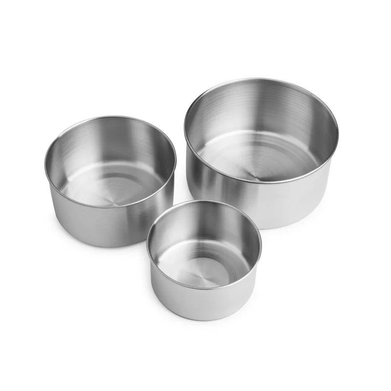 Brotzeit Dreierlei 3er Set dicht Brotdose Jausenbox aus Edelstahl