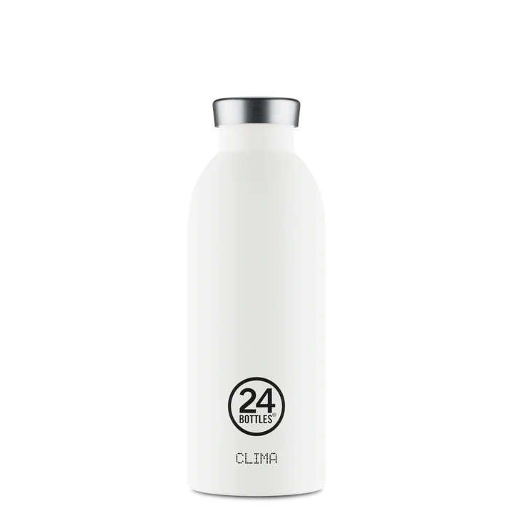 24bottles clima bottle Thermosflasche unifarben aus Edelstahl Trinkflasche 0,5l BPA frei
