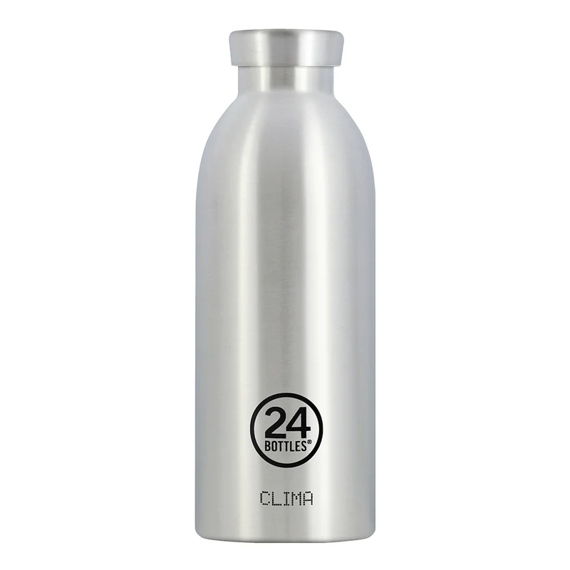 24bottles clima bottle Thermosflasche unifarben aus Edelstahl Trinkflasche 0,5l BPA frei