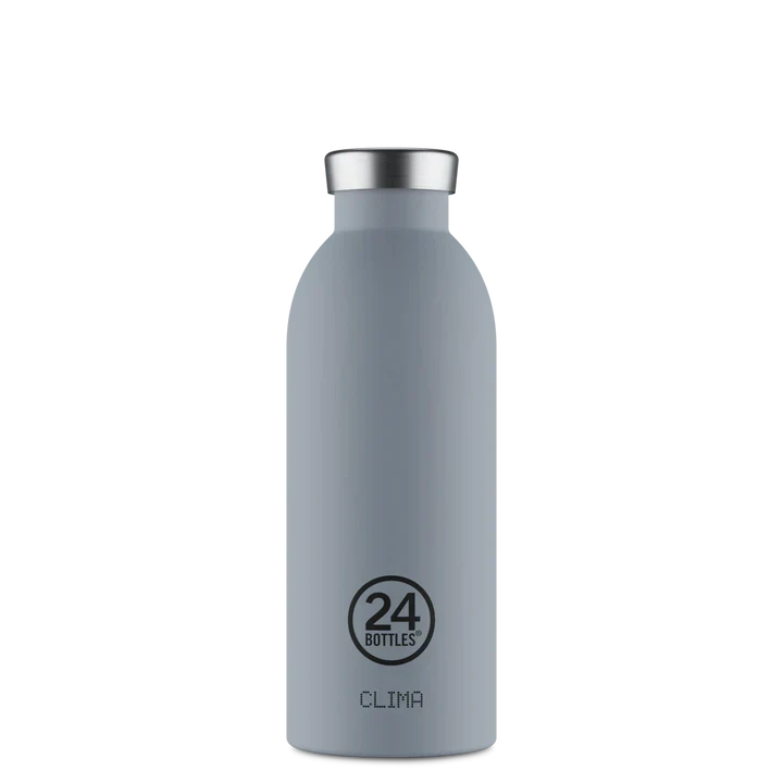 24bottles clima bottle Thermosflasche unifarben aus Edelstahl Trinkflasche 0,5l BPA frei