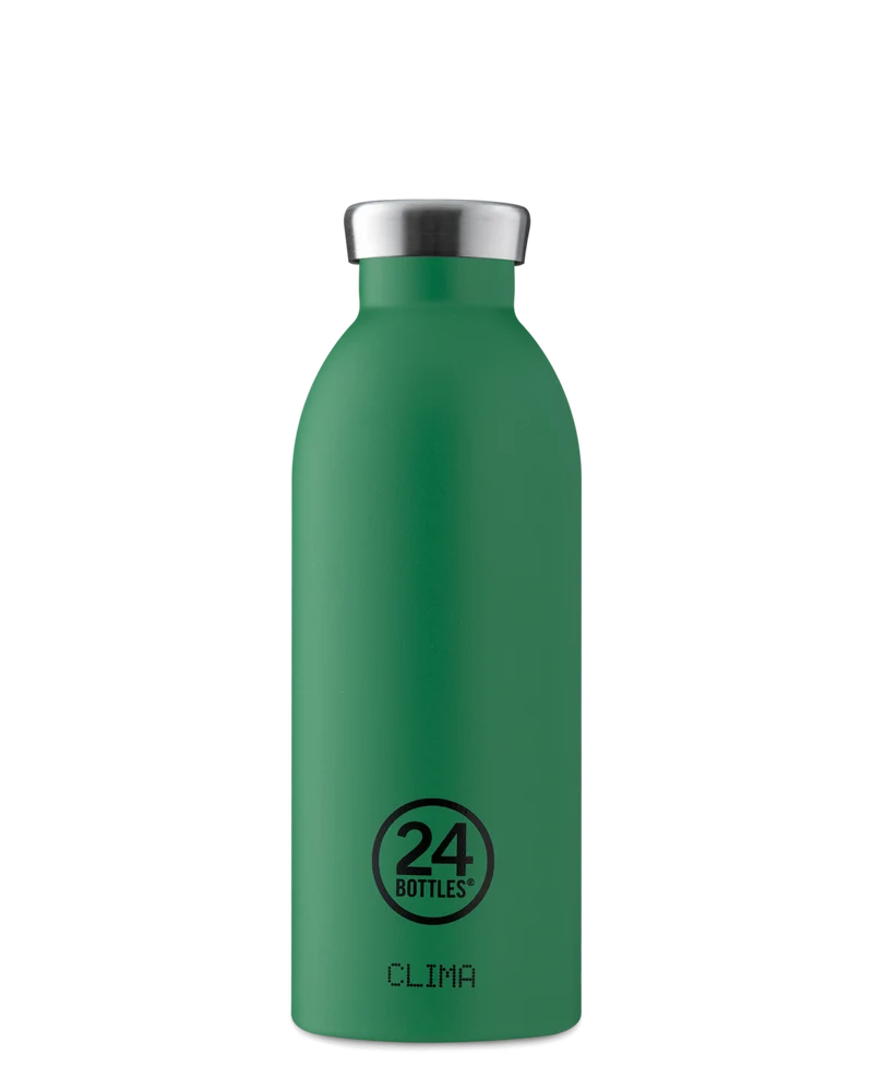 24bottles clima bottle Thermosflasche unifarben aus Edelstahl Trinkflasche 0,5l BPA frei