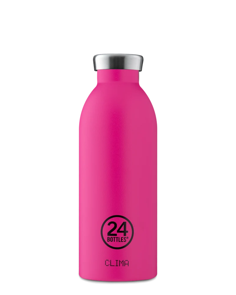 24bottles clima bottle Thermosflasche unifarben aus Edelstahl Trinkflasche 0,5l BPA frei