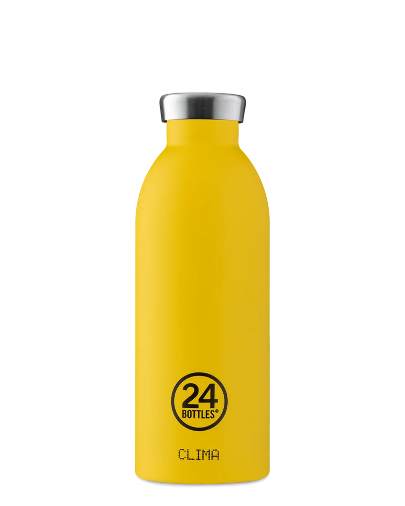 24bottles clima bottle Thermosflasche unifarben aus Edelstahl Trinkflasche 0,5l BPA frei