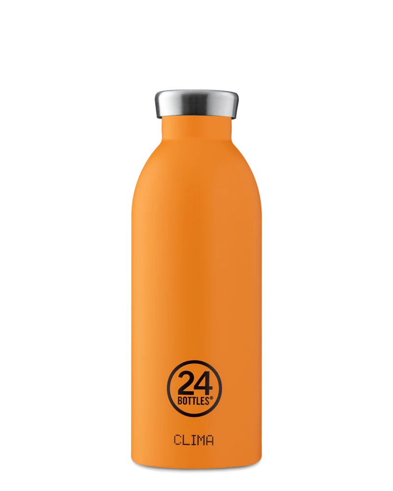 24bottles clima bottle Thermosflasche unifarben aus Edelstahl Trinkflasche 0,5l BPA frei