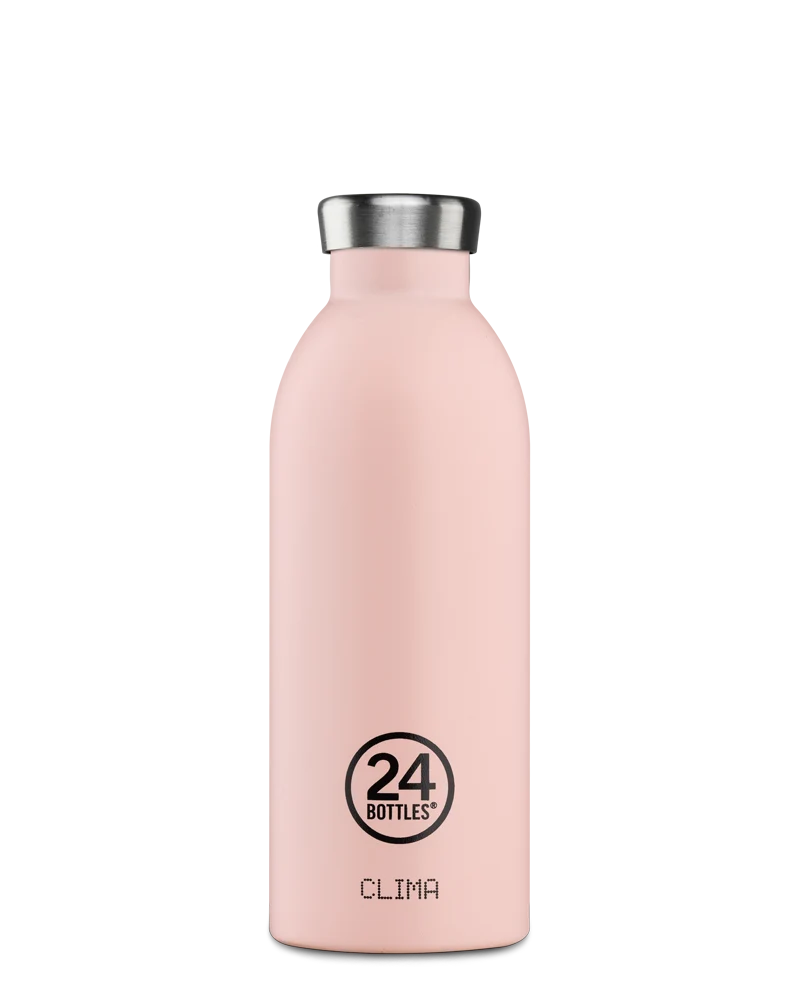 24bottles clima bottle Thermosflasche unifarben aus Edelstahl Trinkflasche 0,5l BPA frei