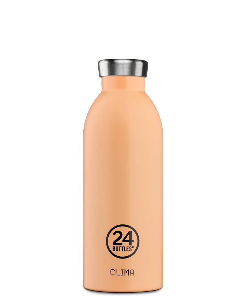 24bottles clima bottle Thermosflasche unifarben aus Edelstahl Trinkflasche 0,5l BPA frei
