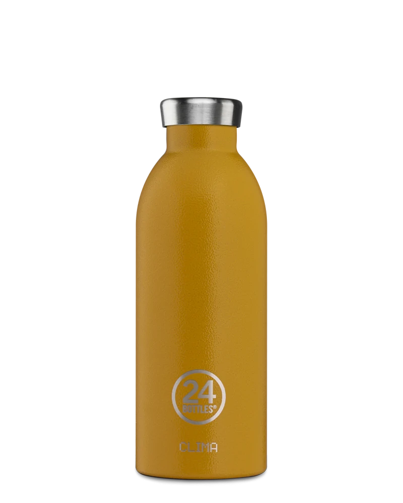 24bottles clima bottle Thermosflasche unifarben aus Edelstahl Trinkflasche 0,5l BPA frei
