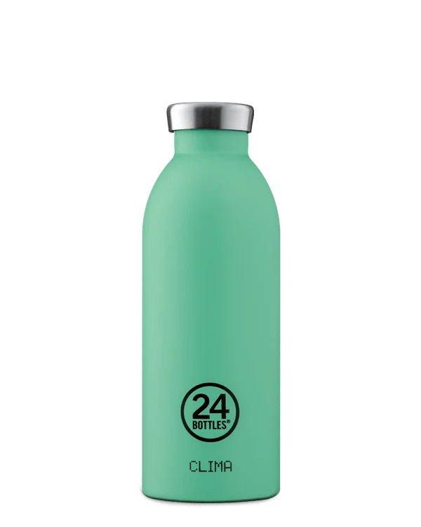 24bottles clima bottle Thermosflasche unifarben aus Edelstahl Trinkflasche 0,5l BPA frei