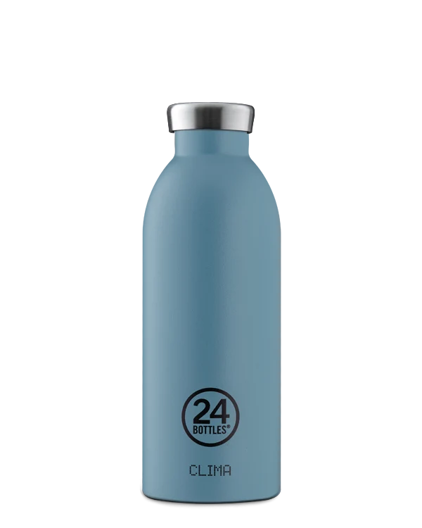 24bottles clima bottle Thermosflasche unifarben aus Edelstahl Trinkflasche 0,5l BPA frei