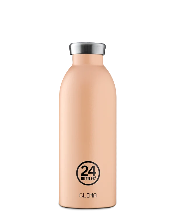 24bottles clima bottle Thermosflasche unifarben aus Edelstahl Trinkflasche 0,5l BPA frei