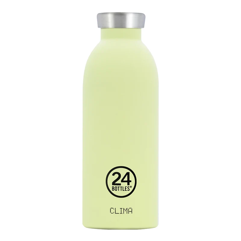 24bottles clima bottle Thermosflasche unifarben aus Edelstahl Trinkflasche 0,5l BPA frei