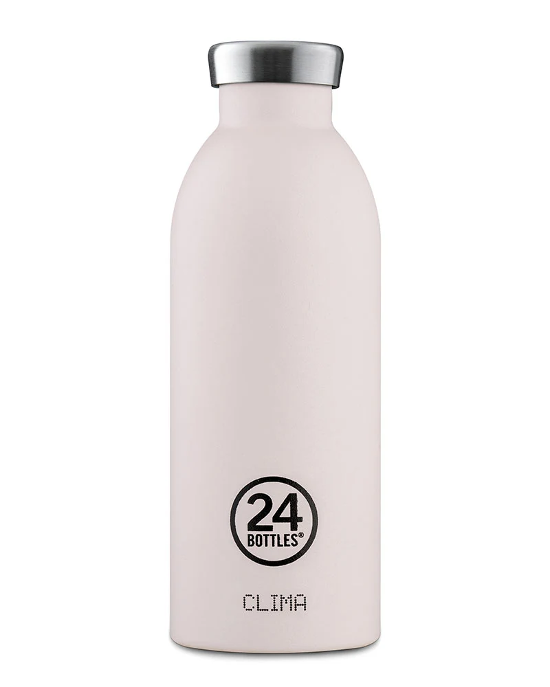 24bottles clima bottle Thermosflasche unifarben aus Edelstahl Trinkflasche 0,5l BPA frei