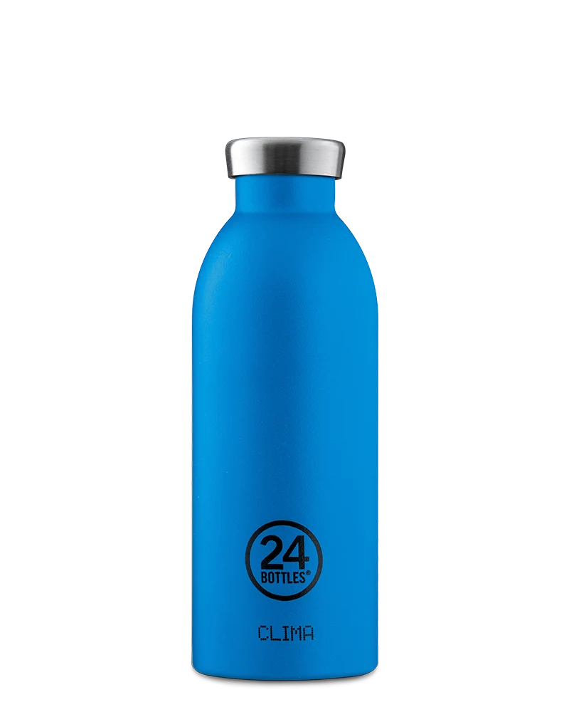 24bottles clima bottle Thermosflasche unifarben aus Edelstahl Trinkflasche 0,5l BPA frei
