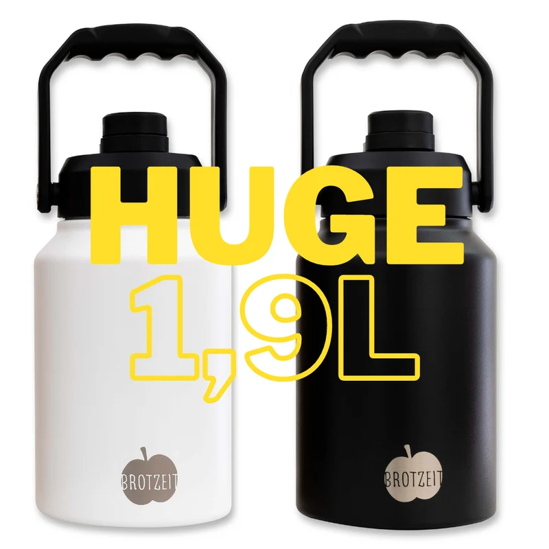 Brotzeit MAGNUM 1,9l Thermosflasche Thermosbehälter aus Edelstahl