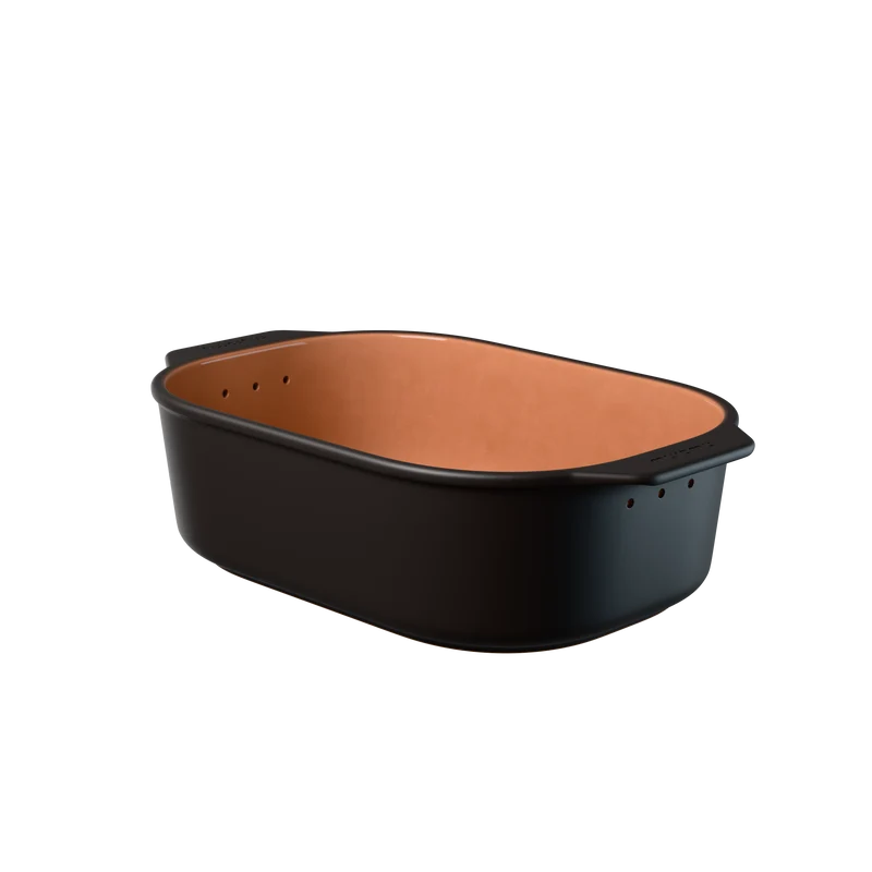 myromy Brot-Frische-Topf Keramik-Brottopf Coffee Edition · 6 L