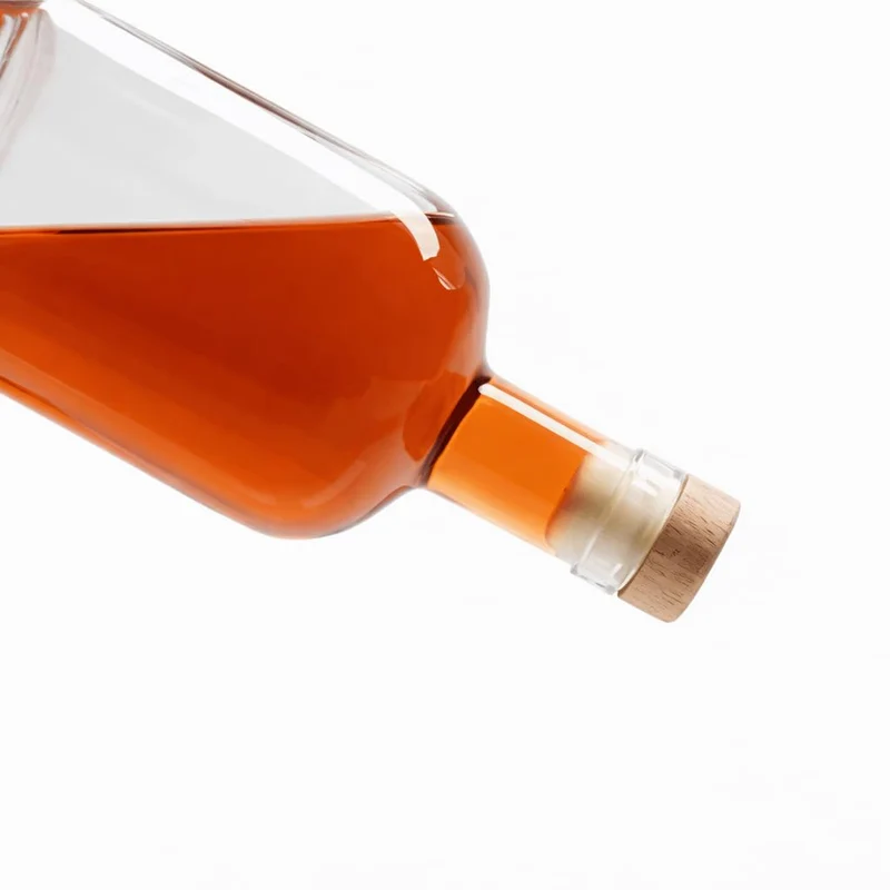 10 Glasflaschen 500ml – Likörflaschen, Schnapsflaschen 0,5 Liter zum Befüllen – Saftflaschen für Geschenke mit Kunststoffkorken Nokturne