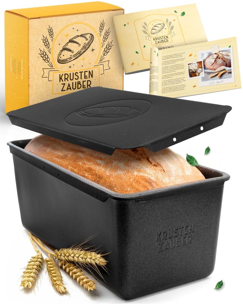 Kohlenstoffstahl Brotbackform mit Deckel