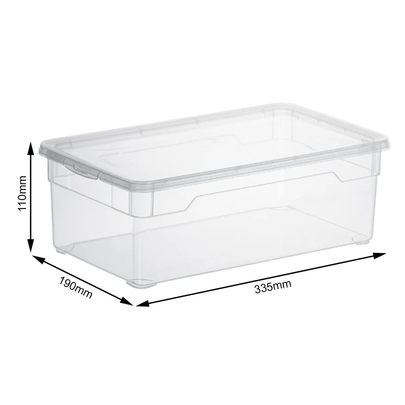 4er Set Box "Lady Shoe" CLEAR